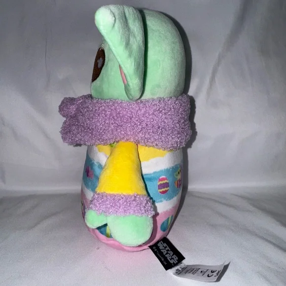 DISNEY STAR WARS GROGU EASTER PLUSH. BABY YODA STUFFED ANIMAL. MANDALORIAN 8” - Picture 3 of 4